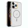 For iPhone 11 Pro Frosted Translucent Side Ice Fog Cooling MagSafe Phone Case(Grey)