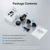 TELESIN CQM-001 Universal Magnetic Quick Release Adapter Kit For Sports Cameras(Black)