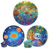 MiDeer Children Educational Early Education Paper Picture Puzzle Toy 150 PCS / Set(Spacewalk)