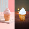 3 PCS Cartoon Ice Cream Night Light Children Room LED Light(White)