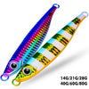 PROBEROS LF121 Fast Sinking Laser Boat Fishing Sea Fishing Lure Iron Plate Bait, Weight: 14g(Color B)