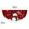 Cartoon Printed Outdoor Fan-shaped Hanging Flag Christmas Decorations, Style: Birds