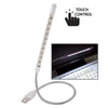 Portable Touch Switch  USB LED Light, 10-LED, 1W, White Light(Silver)