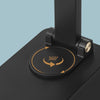 15W Desktop Wireless Charging Rotating Phone Holder Lazy Tablet Folding Lifting Bracket(Black)