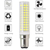 BA15D 15W 136 LEDs SMD 2835 Dimmable Corn Light Bulb, AC220-240V(White Light)