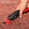 YOURTOOLS Y4005 12W Charging Version Tungsten Steel Electric Scissors Clothing Leather Carpet Trimming Scissors, Battery Capacity: 1500mAh (Red)