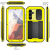 For Samsung Galaxy S25 5G R-JUST Sliding Camera Life Waterproof Holder Phone Case(Yellow)