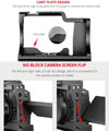 YELANGU C14-A YLG0714A-A Video Camera Cage Stabilizer for Canon EOS M50 (Black)