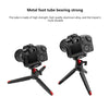 PULUZ Pocket Mini Metal Desktop Tripod Mount with 360 Degree Ball Head for DSLR & Digital Cameras, Adjustable Height: 11-21cm