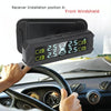 Car High Precision Solar Charging Tire Pressure Monitoring System TPMS, Built-in Voice Sensor