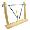 Children Percussion Instruments Teaching Kids 6 inch Triangle Iron with Frame