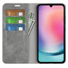 For Samsung Galaxy A16 Retro-skin Magnetic Suction Leather Phone Case(Grey)