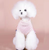 Pink Dog Skirt, XXL - Winter Warm Wool & Cotton, Small Breeds