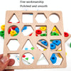 Geometric Figures Matching Blocks Children Puzzle Toy For Double