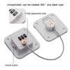 Child Safety Lock No Hole Window Limiter Refrigerator Drawer Cabinet Combination Lock, Specification: 3-bit White