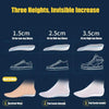 3pairs Boost Half Height Increase Shoe Insoles For Men Women,Spec: 1.5cm Black(Free Size)