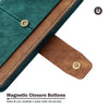 For Samsung Galaxy A15 4G / 5G Color Stitching Skin Feel Leather RFID Blocking Phone Case(Green)