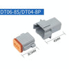 2 PCS DT04-8P / DT06-8S With Copper Car Waterproof Connector Conductive Connection Terminal