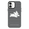 For iPhone 15 Pro Max Skin Feeling Jelly TPU Hybrid PC Phone Case(Running Puppy Black)