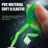 5pcs /Pack HENGJIA SO193 Thunderfrog Soft Bait Lua Fishing Dummy Lures, Size: 5.5cm 2.7g(Dark Green)