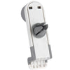 Portable Air Vent Car Mount Holder, For iPhone, Galaxy, Sony, Lenovo, HTC, Huawei, and other Smartphones (White + Grey)(White)