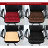 Car USB Seat Heater Cushion Warmer Cover Winter Heated Warm Mat, Style: Square (Red)