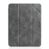 For iPad 9.7 inch DG.MING See Series Horizontal Flip Leather Case with Holder & Pen Holder(Grey)