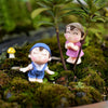 4 PCS Boys and Girls Micro Landscape Ornaments Toy House Decorations, Random Style Delivery