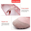 Flats Soft Ballet Shoes Latin Yoga Dance Sport Shoes for Children & Adult(Red)