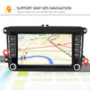 A3040 For Volkswagen 7-inch 2+32G Android Car Navigation Central Control Large Screen Player With Wireless CarPlay, Style:Standard+12Lights Camera