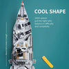 Aircraft Carrier Shaped Children Building Blocks Small Particle Assembled Educational Toys(Red Sea Cruiser)