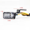 2pcs C-071 Motorcycle Modified LED Turn Signal Handlebar Turn Indicator(Black)