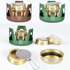 CSTUR Y2218 Outdoor Ultralight Aluminum Stove Camping Fishing Portable Liquid Alcohol Stoves(Bronze)