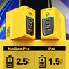 WK WP-U155 100W Dual Type-C+USB GaN Fast Charger, Plug:UK Plug