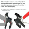 BIKERSAY BL001 Road Bike Disc Brake Adapter(Black)