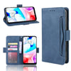 For Xiaomi Redmi 8 Wallet Style Skin Feel Calf Pattern Leather Case with Separate Card Slot(Blue)