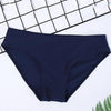 Women Long-sleeved Diving Suit Swimsuit Sunscreen Surf Clothing Slimming Suit, Size:M(Navy Blue)