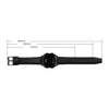 SKMEI 1650 Leather Strap Version LED Digital Display Electronic Watch with Touch Luminous Button(Black)
