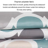 150x180cm Simple Thickened Waterproof Shower Curtain Polyester Bathroom Curtain Fabrics