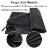 Outdoor Yacht Seat Waterproof and Dustproof Protective Cover, Size: 56x61x64/30cm (Black)