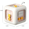 Baby Educational Multifunctional Hexahedron Montessori Early Learning Cube Toy(Pink)
