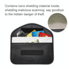 RFID Signal Blocking Bag Faraday Pouch (Black, 20x10cm)