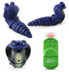 7702 Infrared Remote Control Simulation Cobra Tricky Toy(Purple)