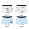 130 Yards 2pcs Boys Cartoon Cotton Boxer Antibacterial Boxer(ND408)