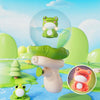 Summer Children Cartoon Bared Water Toys Outdoor Water Play Toys, Style: Frog With Lights Green