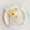 For Apple 18W/20W Flower Shape Charger Protective Case Data Cable Biter(Yellow And Green)