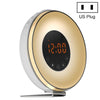 Simulated Sunrise And Sunset Sleep Light Alarm Clock with FM Radio(US Plug)