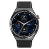 1.3 inch Leather Band IP68 Waterproof Smart Watch Support Bluetooth Call(Black)