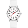 OLEVS 9953 Women Simple Silicone Strap Waterproof Quartz Watch(White)