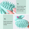 2 PCS Cute Rabbit Shaped Silicone Shampoo Brush(Green)